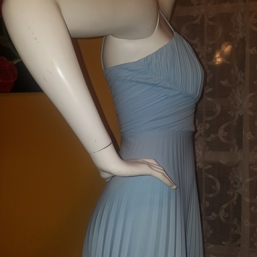 Beautiful Baby Blue 70's Dress CRAZY SALE! - Picture 7 of 8